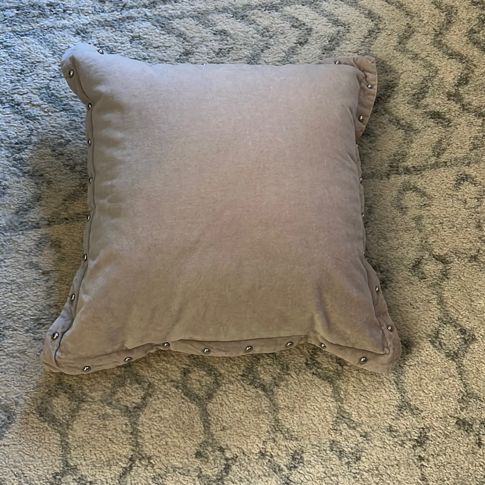 Grey Throw Pillow